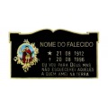 Placa com Foto de Moldura e Friso Trabalhado Placa com Foto de Moldura e Friso Trabalhado